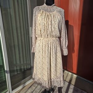 Floral Long Sleeve Dress